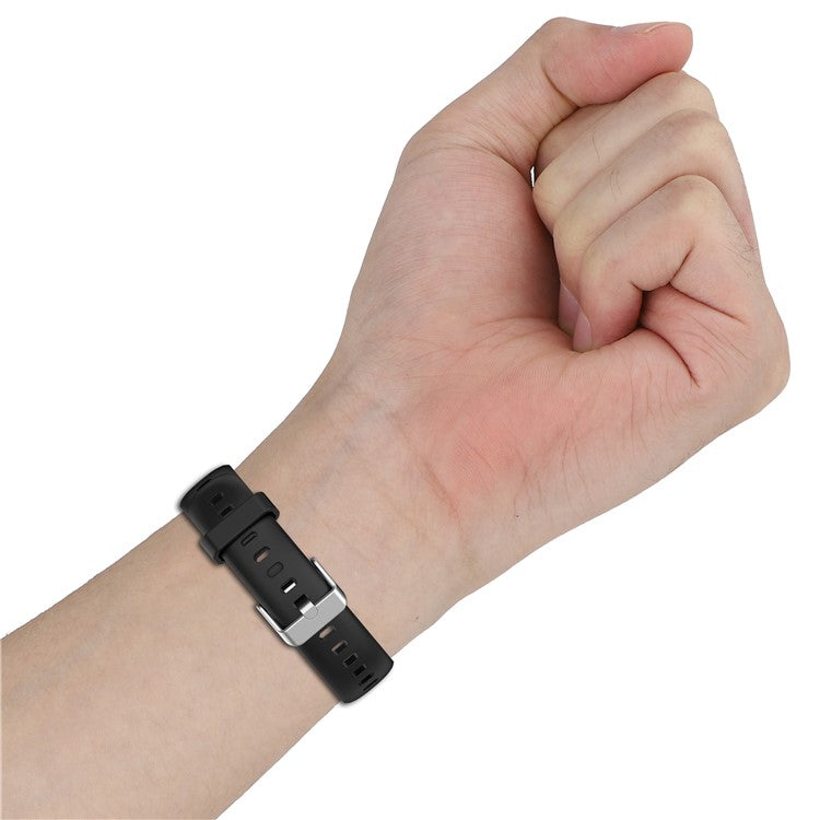 16mm Smartwatch Band for Keep B5 / B4 Lite / Huawei TalkBand B7 Adjustable Silicone Strap - Dark Grey
