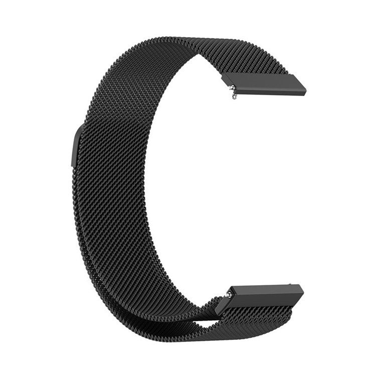 Adjustable Milanese Stainless Steel Wristband Watch Strap Replacement for Huawei Watch 3/Watch 3 Pro - Black