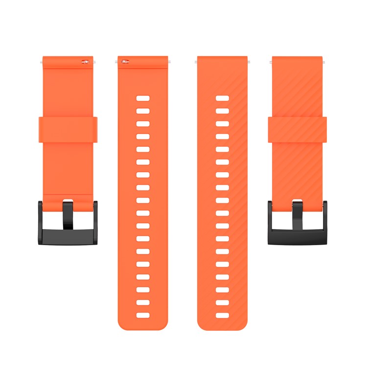 24mm Soft Silicone Replacement Accessory Watch Band Wrist Strap for Suunto Spartan Sport / Spartan Sport Wrist HR / Suunto 9 / 9 Baro / Suunto 7 / Suunto D5 - Orange