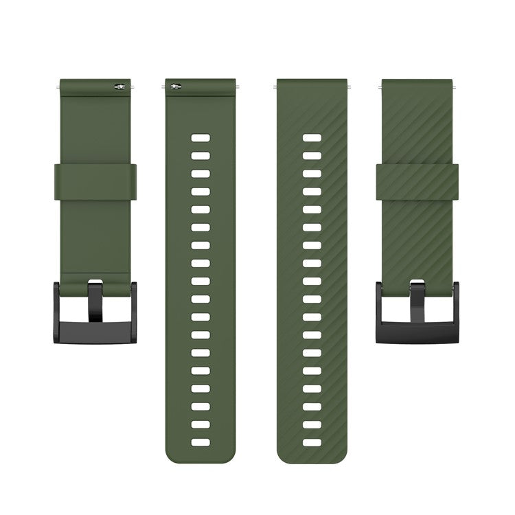 24mm Soft Silicone Replacement Accessory Watch Band Wrist Strap for Suunto Spartan Sport / Spartan Sport Wrist HR / Suunto 9 / 9 Baro / Suunto 7 / Suunto D5 - Amy Green