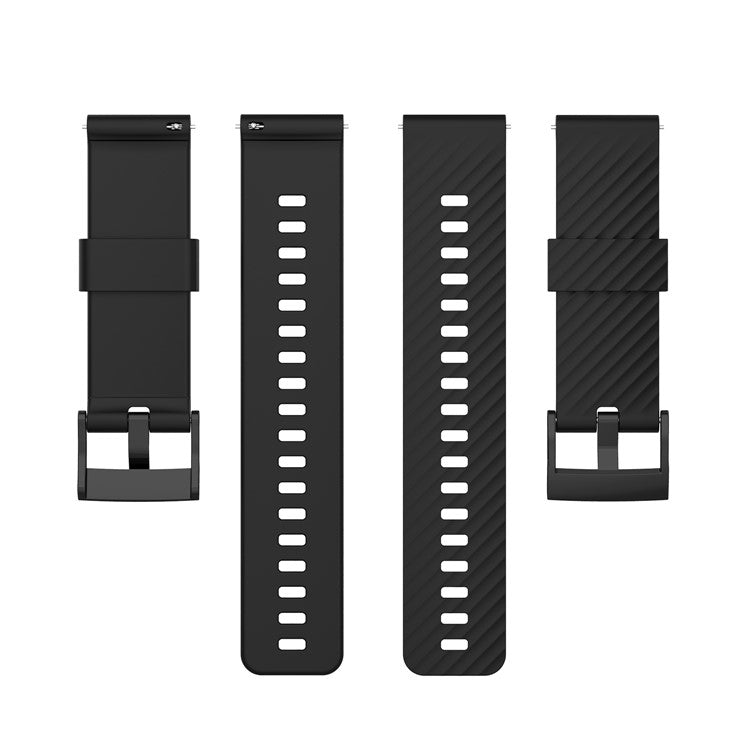 Sport Silicone Band Replacement Band Straps Wristbands Bracelet for Suunto Spartan Sport / Spartan Sport Wrist HR / Suunto 9 / 9 Baro / Suunto 7 / Suunto D5 - Black