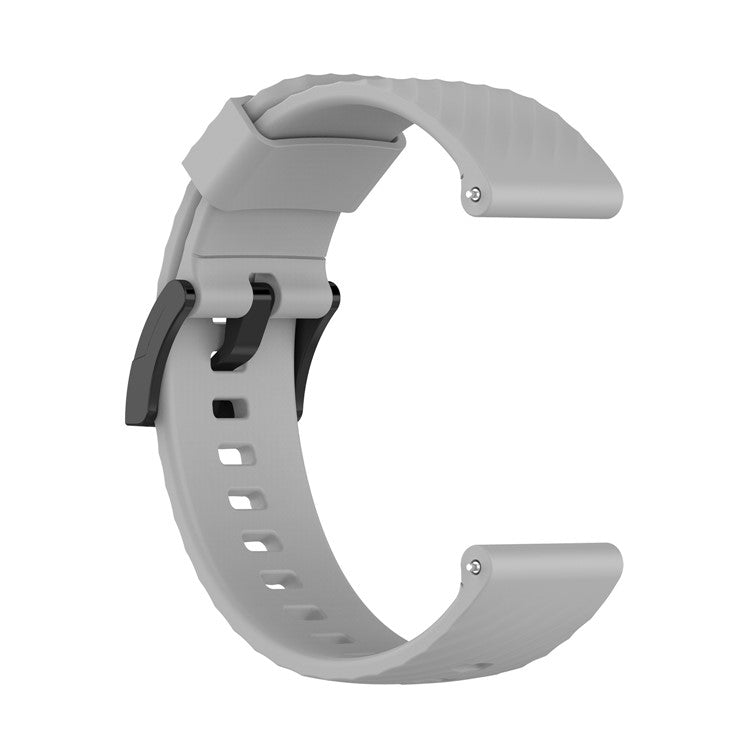 Sport Silicone Band Replacement Band Straps Wristbands Bracelet for Suunto Spartan Sport / Spartan Sport Wrist HR / Suunto 9 / 9 Baro / Suunto 7 / Suunto D5 - Grey