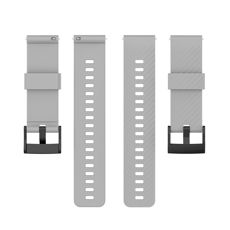 Sport Silicone Band Replacement Band Straps Wristbands Bracelet for Suunto Spartan Sport / Spartan Sport Wrist HR / Suunto 9 / 9 Baro / Suunto 7 / Suunto D5 - Grey