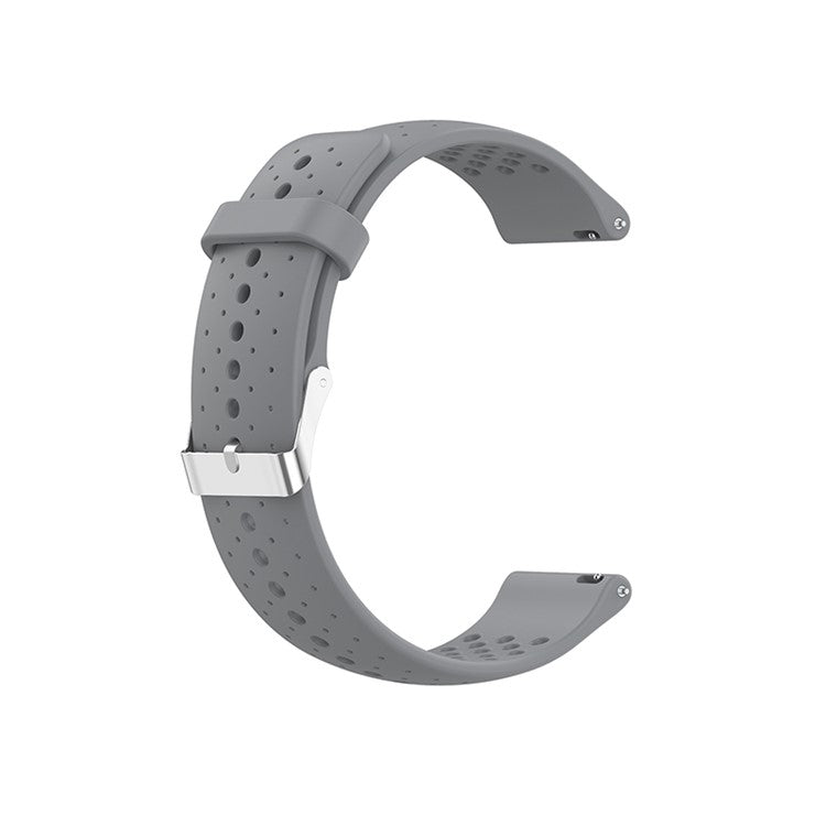 Breathable Smart Watch Strap Replacement Silicone Wrist Band for Garmin Forerunner 158/55 - Grey