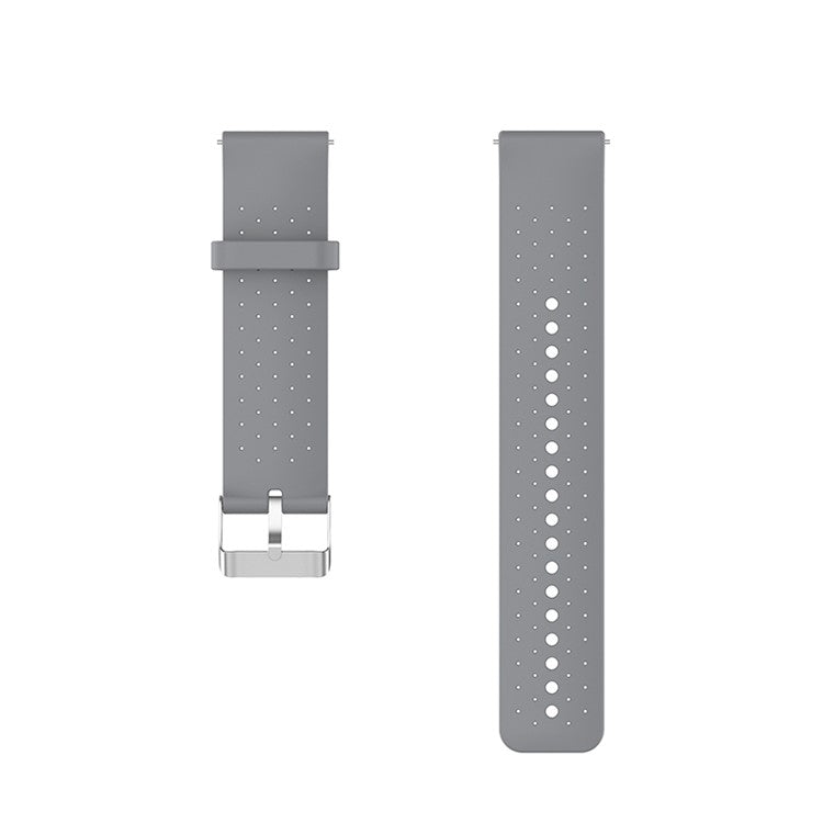 Breathable Smart Watch Strap Replacement Silicone Wrist Band for Garmin Forerunner 158/55 - Grey