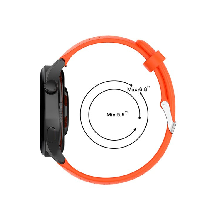 Breathable Smart Watch Strap Replacement Silicone Wrist Band for Garmin Forerunner 158/55 - Grey