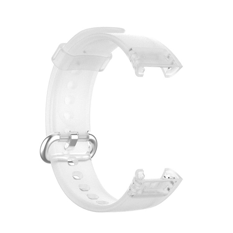Transparent TPU Smart Watch Band Replacement Wrist Strap for Xiaomi Redmi Watch / Mi Watch Lite - Transparent White