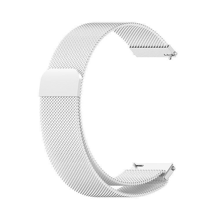 Stainless Steel Milanese Wrist Strap Watchband 20mm for Samsung Galaxy Watch6 40mm 44mm / Watch6 Classic 43mm 47mm / Watch 5 40mm 44mm / 5 Pro 45mm / Watch4 40mm 44mm - Silver