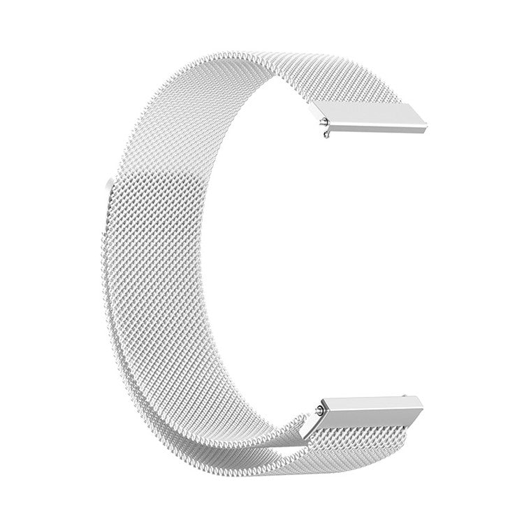 Stainless Steel Milanese Wrist Strap Watchband 20mm for Samsung Galaxy Watch6 40mm 44mm / Watch6 Classic 43mm 47mm / Watch 5 40mm 44mm / 5 Pro 45mm / Watch4 40mm 44mm - Silver