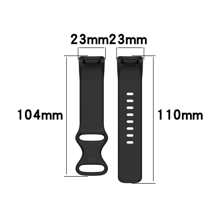 Soft TPU Watch Band Wristband Sports Bracelet Replacement Strap for Fitbit Charge 5, Size: S - Teal