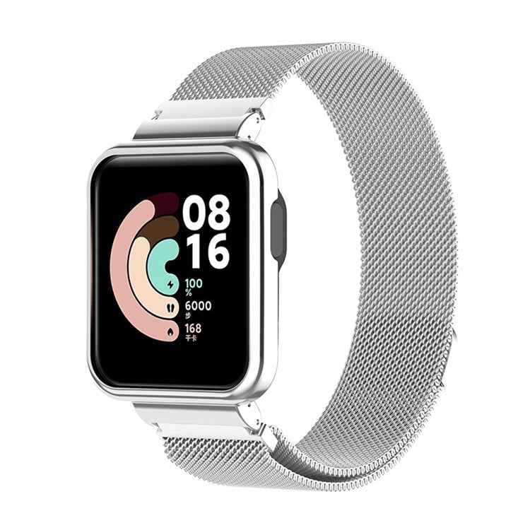 Magnetic Lock Stainless Steel Adjustable Watch Strap Band for Xiaomi Redmi Watch / Mi Watch Lite - Silver