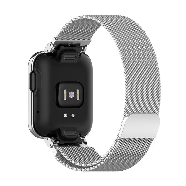 Magnetic Lock Stainless Steel Adjustable Watch Strap Band for Xiaomi Redmi Watch / Mi Watch Lite - Silver