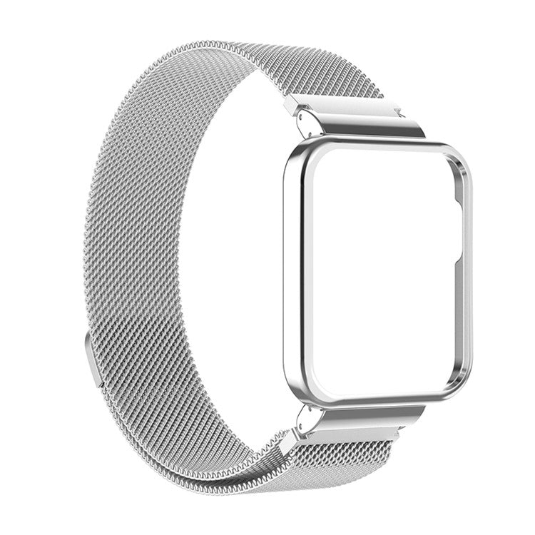 Magnetic Lock Stainless Steel Adjustable Watch Strap Band for Xiaomi Redmi Watch / Mi Watch Lite - Silver