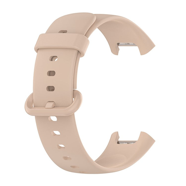 Adjustable Solid Color Watch Band Soft Silicone Strap for Xiaomi Redmi Watch 2 / Redmi Watch 2 Lite - Pink