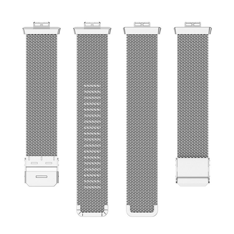 Classic Milanese Stainless Steel Watch Band Breathable Mesh Strap for Huawei Watch Fit - Silver