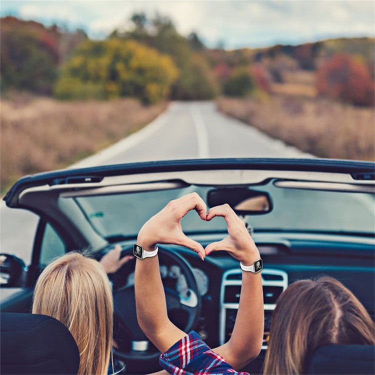 Quick Release Watch Band Top Grain Cowhide Genuine Leather Watch Strap for Oppo Watch 41mm - White