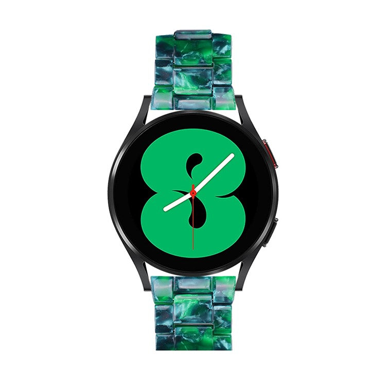 20mm Resin Watch Band for Huawei Watch 2/Watch GT 2 42mm, Stainless Steel Buckle Replacement Strap - Matte Blackish Green