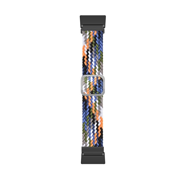 For Xiaomi Redmi Watch 2 Replacement Wrist Band Braided Nylon Elastic Smart Watch Strap with Metal Connector - Denim Color