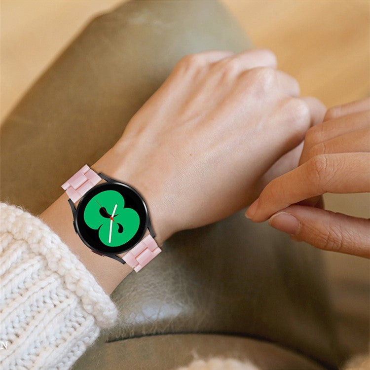 For Garmin Vivomove3/Garmin Move3 Fashionable Watch Strap Replacement Resin Wrist Band 20mm - Pink