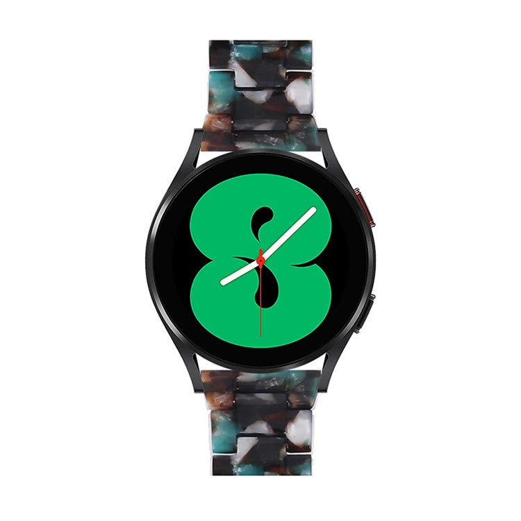 For Garmin Vivomove3/Garmin Move3 Fashionable Watch Strap Replacement Resin Wrist Band 20mm - Blue/White