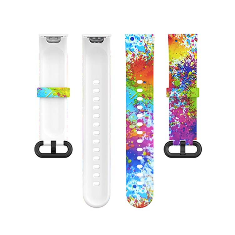 For Xiaomi Redmi Watch 2 Lite Pattern Printed Watchband Adjustable Silicone Smart Watch Strap - Colorful Print