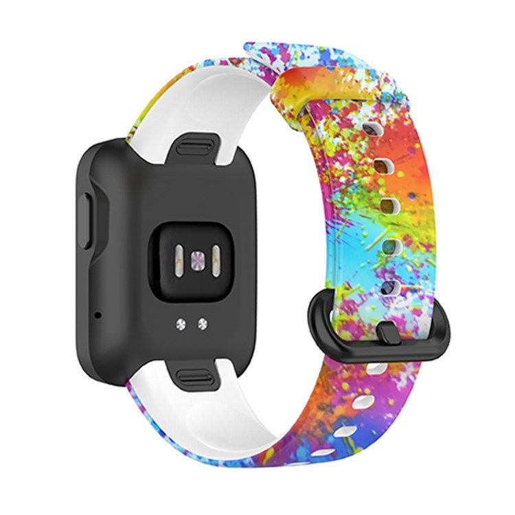 For Xiaomi Redmi Watch 2 Lite Pattern Printed Watchband Adjustable Silicone Smart Watch Strap - Colorful Print