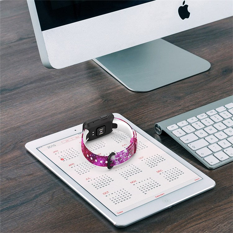For Xiaomi Redmi Watch 2 Lite Pattern Printed Watchband Adjustable Silicone Smart Watch Strap - Colorful Print