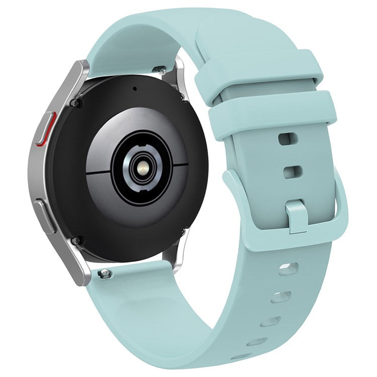 For Garmin Venu 2 Plus/Samsung Galaxy Watch4 Silicone Watch Band Quick Release Wrist Strap Sports Watch Replacement 20mm - Light Green