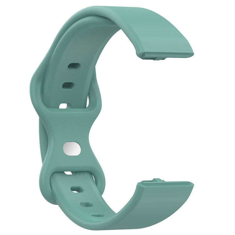 For Amazon Halo View Silicone Watchband Quick Release Wrist Strap for Sports Watch Band with Butterfly Buckle (Size: S) - Green