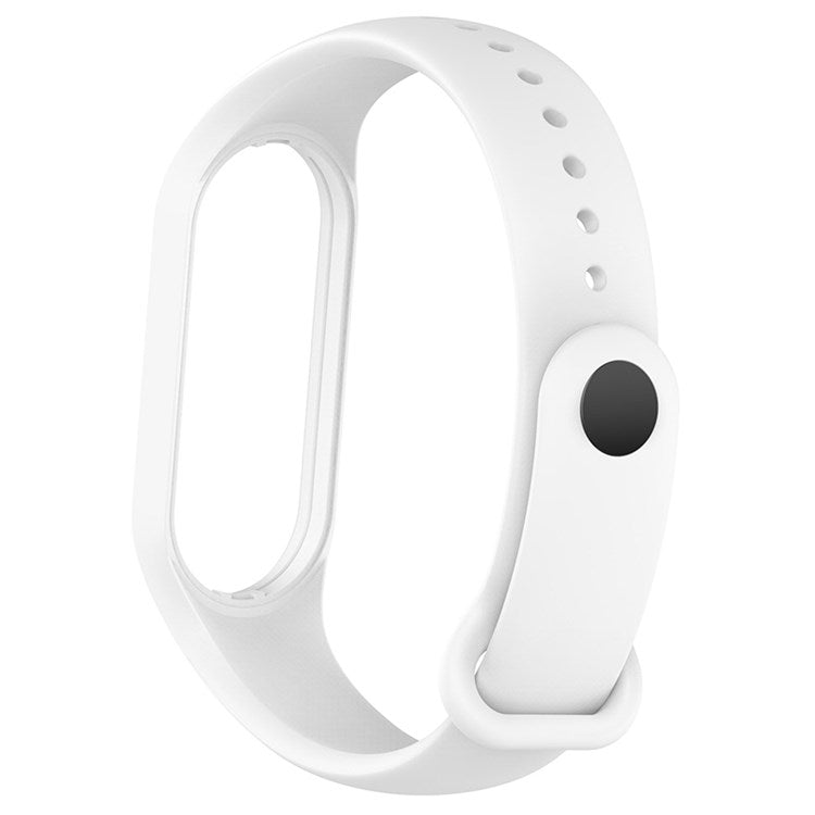 For Xiaomi Mi Band 7/6/5 TPU Watch Band Quick Release Wrist Strap for Sports Watch Replacement Accessories - White