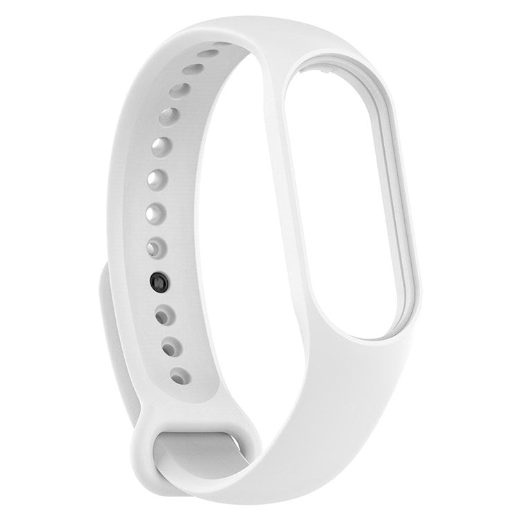 For Xiaomi Mi Band 7/6/5 TPU Watch Band Quick Release Wrist Strap for Sports Watch Replacement Accessories - White