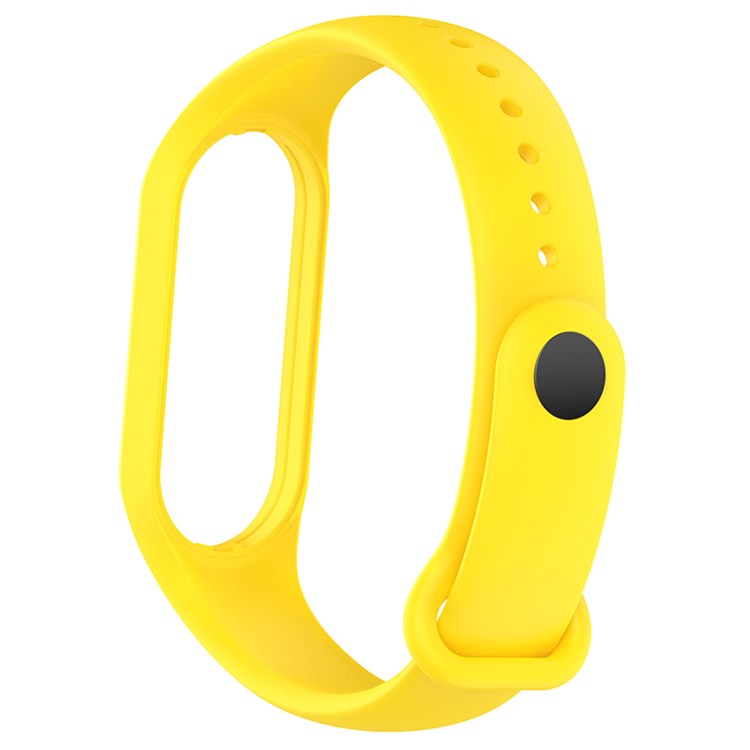 For Xiaomi Mi Band 7/6/5 TPU Watch Band Quick Release Wrist Strap for Sports Watch Replacement Accessories - Yellow