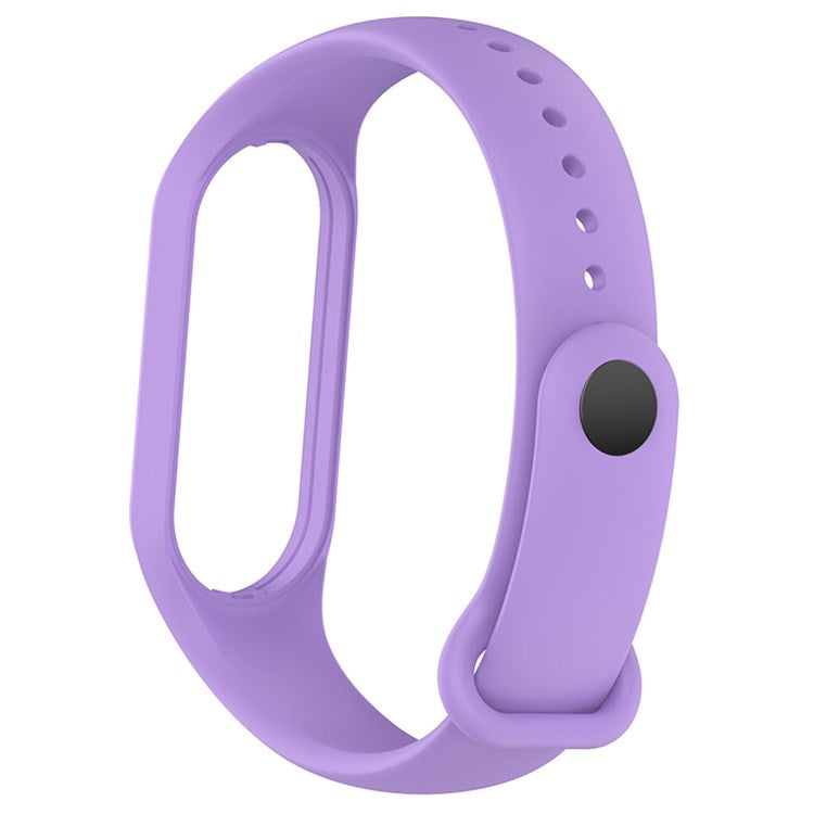 For Xiaomi Mi Band 7/6/5 TPU Watch Band Quick Release Wrist Strap for Sports Watch Replacement Accessories - Lavender Purple