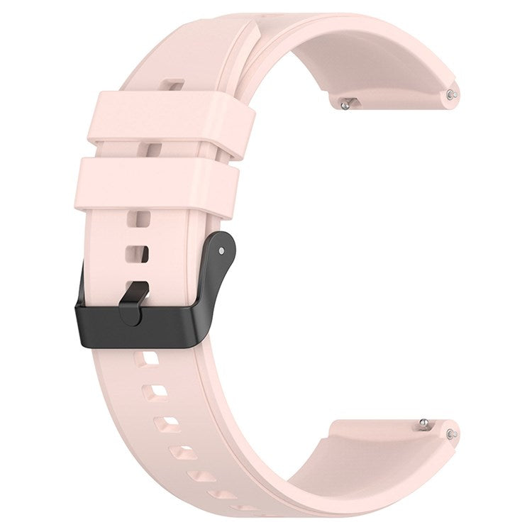 For Samsung Watch Heart-S / Heart-L / Galaxy Watch6 40mm 44mm / Watch6 Classic 43mm 47mm / Watch 5 40mm 44mm / 5 Pro 45mm / Watch4 40mm 44mm Replacement Watch Strap 20mm Silicone Watch Band - Pink