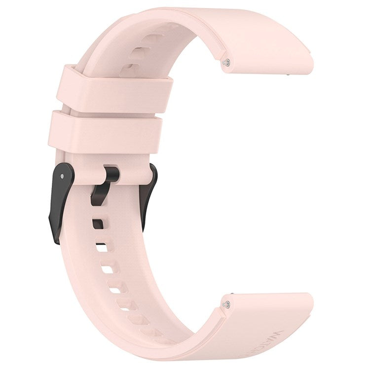 For Samsung Watch Heart-S / Heart-L / Galaxy Watch6 40mm 44mm / Watch6 Classic 43mm 47mm / Watch 5 40mm 44mm / 5 Pro 45mm / Watch4 40mm 44mm Replacement Watch Strap 20mm Silicone Watch Band - Pink