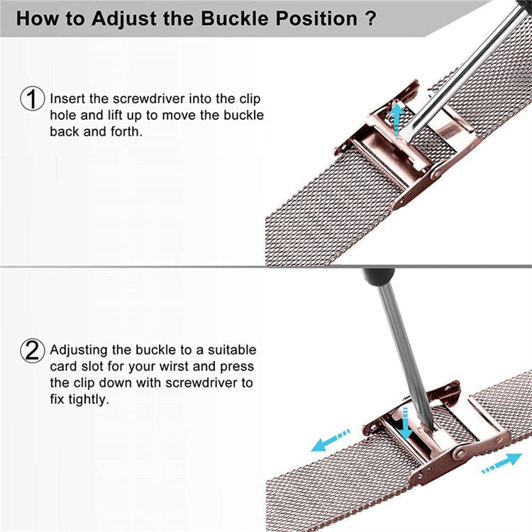 For Apple Watch Series 10 42mm / 9 8 7 41mm / 6 5 4 SE SE (2022) SE (2023) 40mm / 3 2 1 38mm Milanese Mesh Stainless Steel Watch Band Wrist Strap - Rose Pink