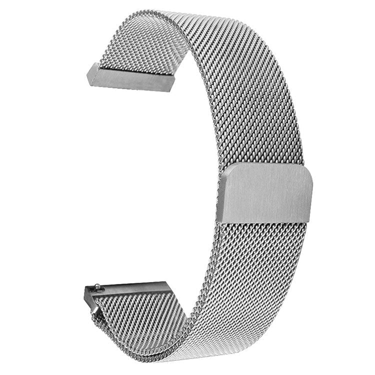 For Huawei Watch Fit mini/TalkBand B3/TalkBand B6 Stainless Steel Milanese Watch Band Wrist Strap 16mm - Silver