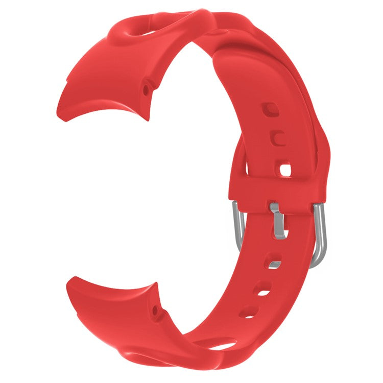 For Samsung Galaxy Watch6 40mm 44mm / Watch6 Classic 43mm 47mm / Watch 5 40mm 44mm / 5 Pro 45mm / Watch4 40mm 44mm Quick Release Watch Band Silicone Hollow Watch Strap 20mm Replacement Watchband - Red
