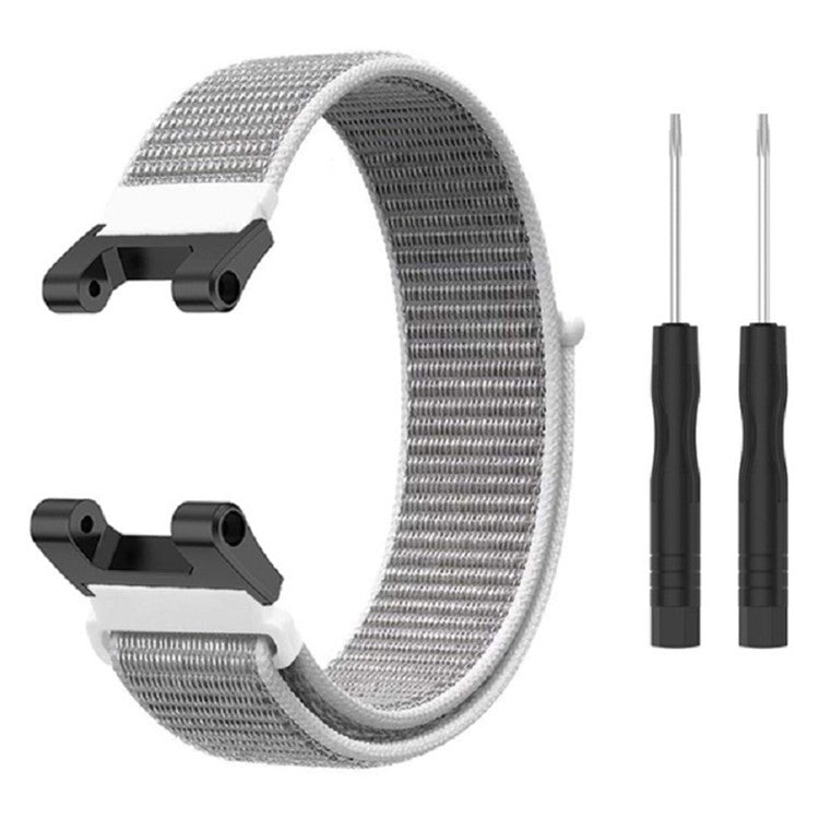 For Huami Amazfit T-Rex / T-Rex Pro / Ares Adjustable Watch Strap Flexible Nylon Bracelet Smart Watch Breathable Band for Women / Men - Grey