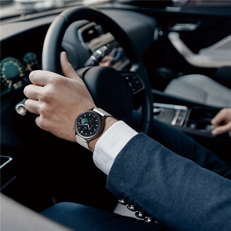 DUX DUCIS 22mm Magnetic Watch Band for Samsung Galaxy Watch3 45mm / Huawei Watch GT 3 46mm / GT 3 Pro 46mm Stainless Steel Alloy Milanese Watch Strap - Silver