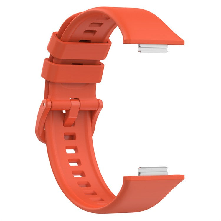 For Huawei Watch Fit 2 Strap Waterproof Silicone Watch Band - Orange