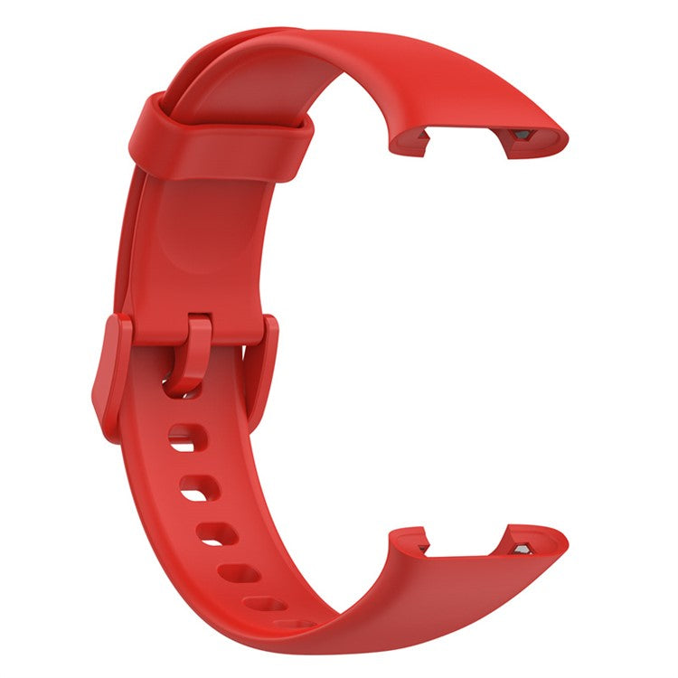 For Xiaomi Mi Band 7 Pro Solid Color TPU Watch Band Pin Buckle Adjustable Wrist Strap - Red