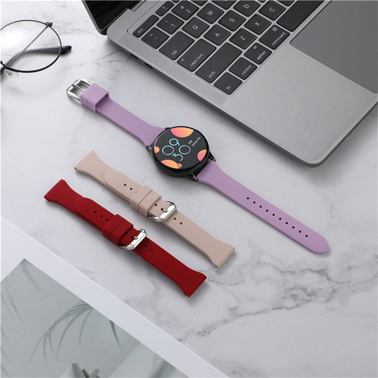 For Huawei Watch GT 3 Pro 46mm / Apex 46mm / Apex Pro Universal 22mm Replacement Strap Adjustable Silicone Wrist Band - Pink