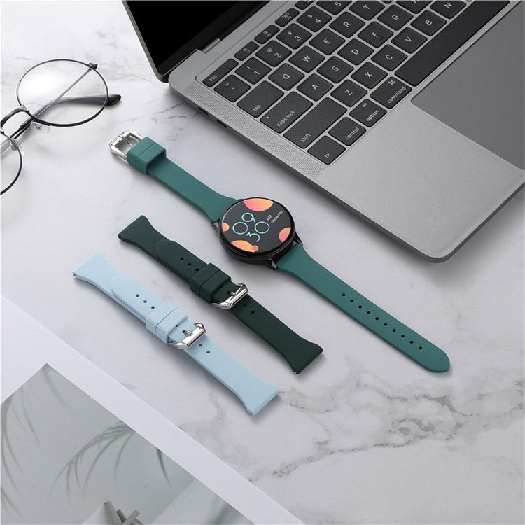 For Huawei Watch GT 3 Pro 46mm / Apex 46mm / Apex Pro Universal 22mm Replacement Strap Adjustable Silicone Wrist Band - Pink