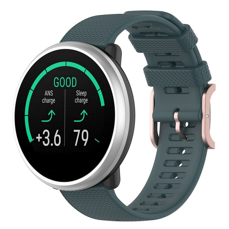 For Samsung Galaxy Watch6 40mm 44mm / Watch6 Classic 43mm 47mm / Watch 5 40mm 44mm / 5 Pro 45mm / Watch4 40mm 44mm Anti-slip Dot Texture Design Silicone Watch Band Wrist Strap - Green