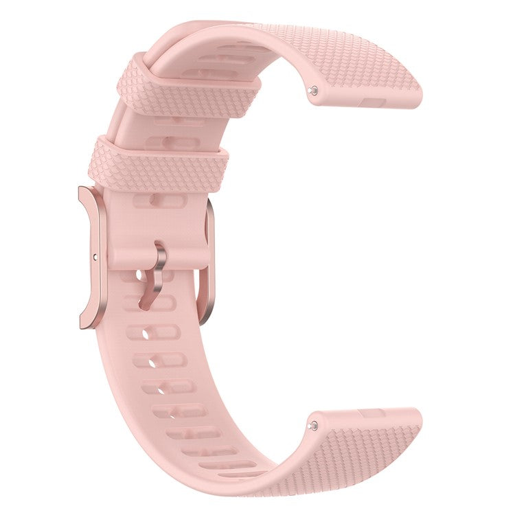 For Samsung Galaxy Watch6 40mm 44mm / Watch6 Classic 43mm 47mm / Watch 5 40mm 44mm / 5 Pro 45mm / Watch4 40mm 44mm Anti-slip Dot Texture Design Silicone Watch Band Wrist Strap - Light Pink