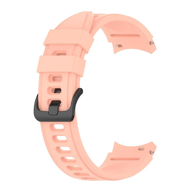 For Samsung Galaxy Watch6 40mm 44mm / Watch6 Classic 43mm 47mm / Watch 5 40mm 44mm / 5 Pro 45mm / Watch4 40mm 44mm / Watch3 41mm Soft Silicone Smart Watch Band Wrist Strap - Pink
