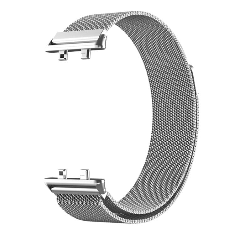 For Oppo Watch 3 Milanese Metal Mesh Strap Replacement Smart Watch Band - Silver