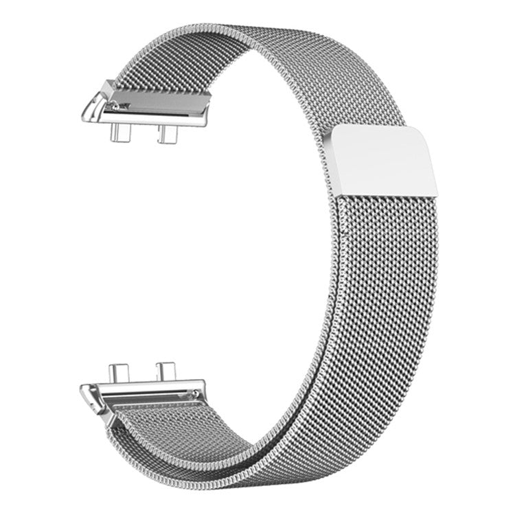 For Oppo Watch 3 Milanese Metal Mesh Strap Replacement Smart Watch Band - Silver
