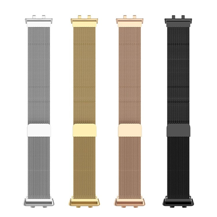 For Oppo Watch 3 Milanese Metal Mesh Strap Replacement Smart Watch Band - Silver